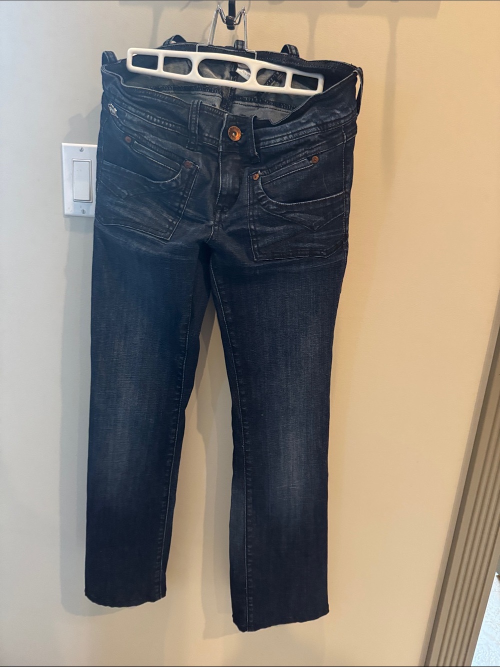 Parasuco Women's Straight Leg Jeans - Dark Blue Wash